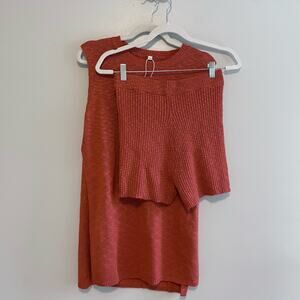 NWOT Fashion Clothing Size M Orange Loungewear Set